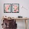 Stupell Industries Pink Cherry Blossom Branch 2 pc Framed Floater Canvas Wall Art Set Design by Grace Popp